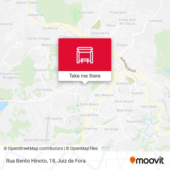 Rua Bento Hinoto, 18 map
