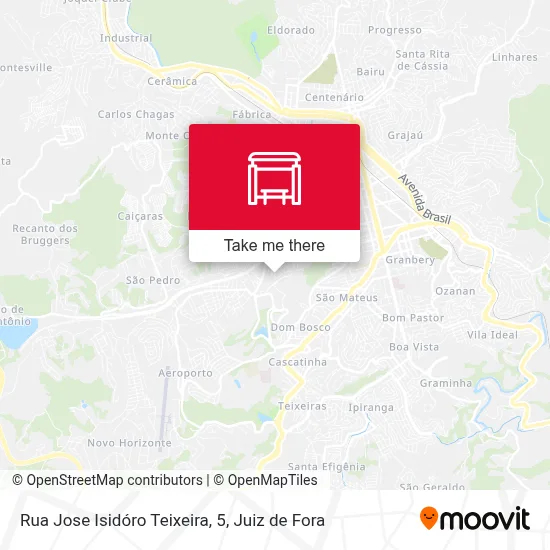 Rua Jose Isidóro Teixeira, 5 map
