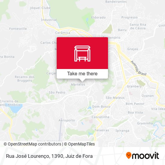 Rua José Lourenço, 1390 map