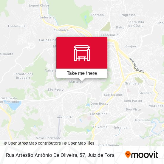 Mapa Rua Artesão Antônio De Oliveira, 57