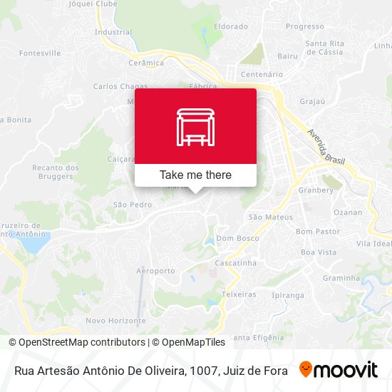 Rua Artesão Antônio De Oliveira, 1007 map