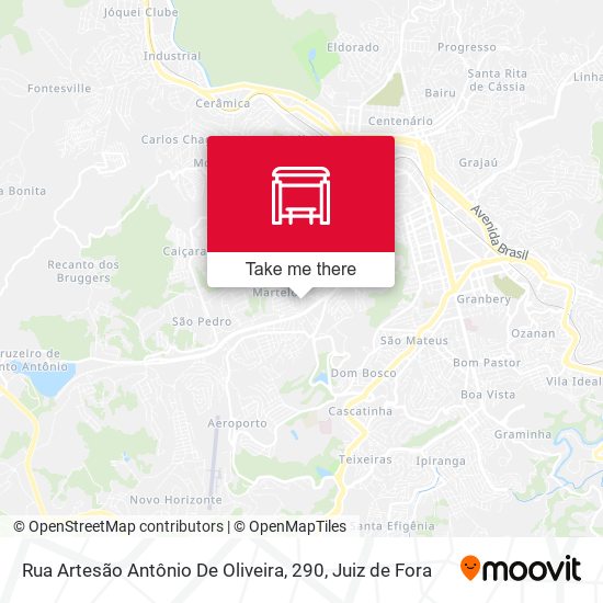 Rua Artesão Antônio De Oliveira, 290 map