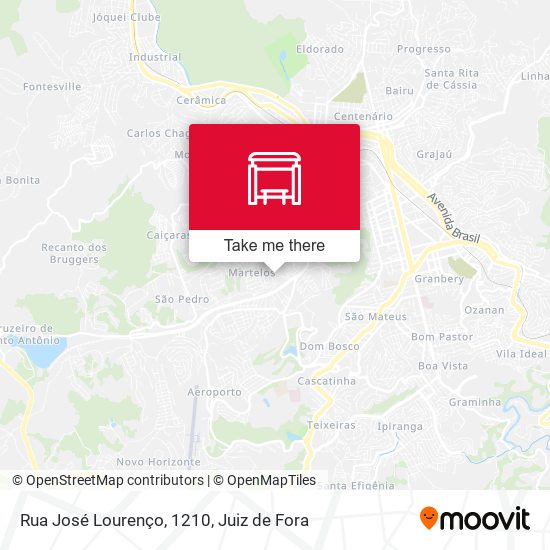 Rua José Lourenço, 1210 map