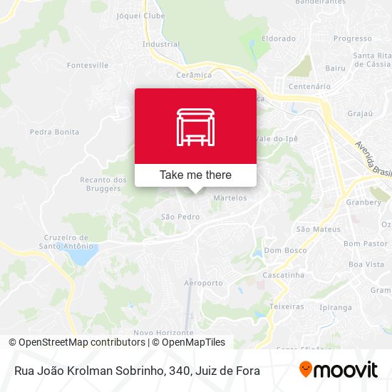 Rua João Krolman Sobrinho, 340 map