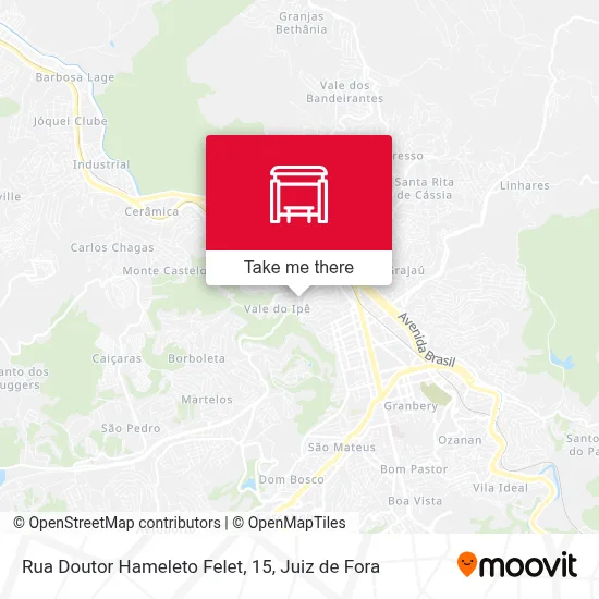 Rua Doutor Hameleto Felet, 15 map