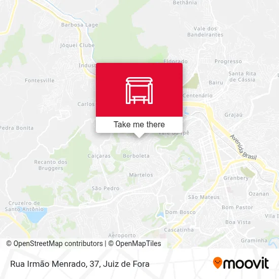 Rua Irmão Menrado, 37 map