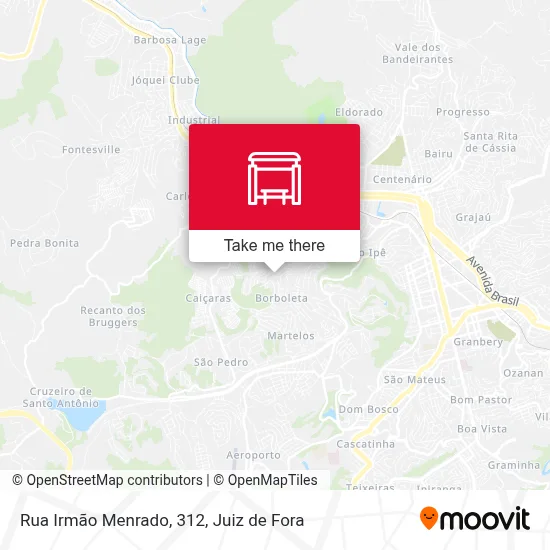 Rua Irmão Menrado, 312 map