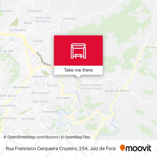 Rua Francisco Cerqueira Cruzeiro, 254 map