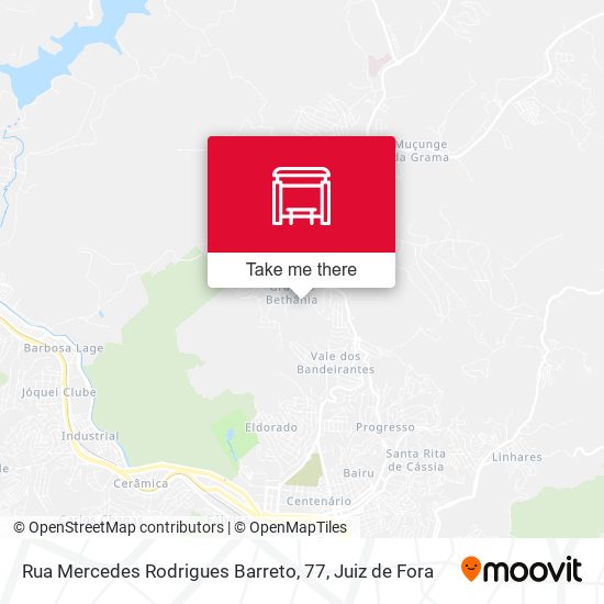 Mapa Rua Mercedes Rodrigues Barreto, 77