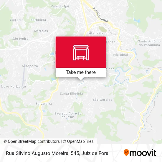 Rua Silvino Augusto Moreira, 545 map