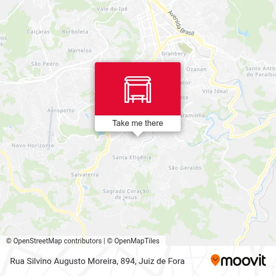 Rua Silvino Augusto Moreira, 894 map
