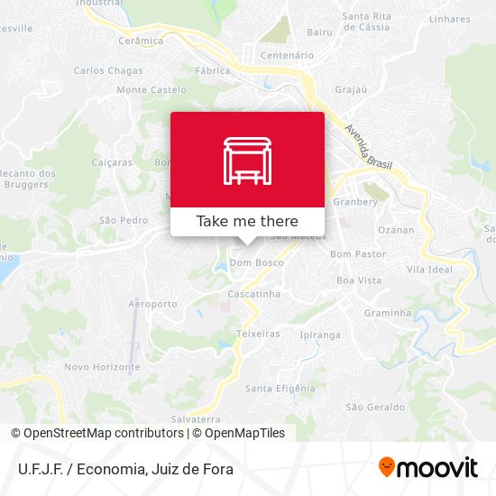 Mapa U.F.J.F. / Economia