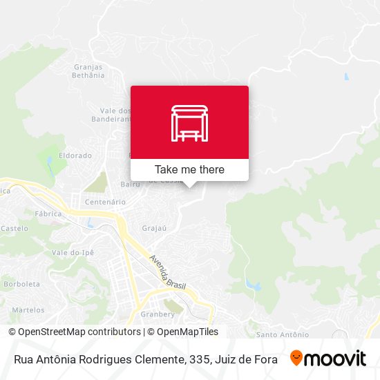 Rua Antônia Rodrigues Clemente, 335 map