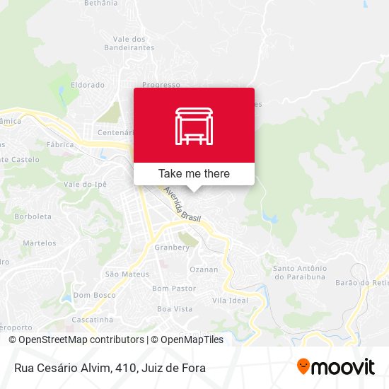 Rua Cesário Alvim, 410 map