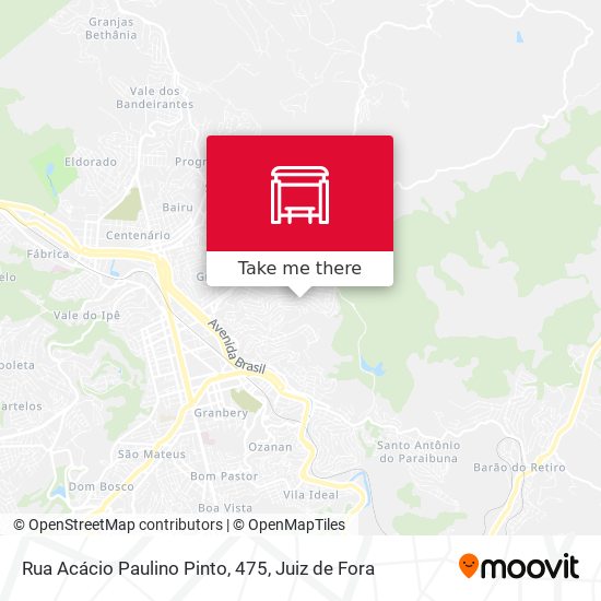 Rua Acácio Paulino Pinto, 475 map