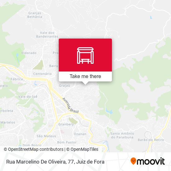 Mapa Rua Marcelino De Oliveira, 77