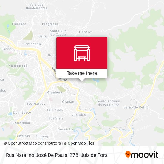 Rua Natalino José De Paula, 278 map