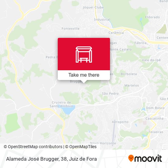 Alameda José Brugger, 38 map