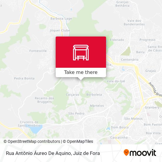 Mapa Rua Antônio Áureo De Aquino