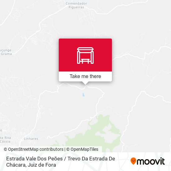 Mapa Estrada Vale Dos Peões / Trevo Da Estrada De Chácara