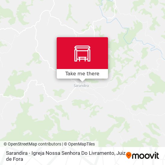 Sarandira - Igreja Nossa Senhora Do Livramento map