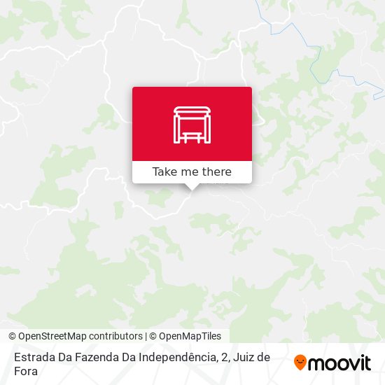 Estrada Da Fazenda Da Independência, 2 map