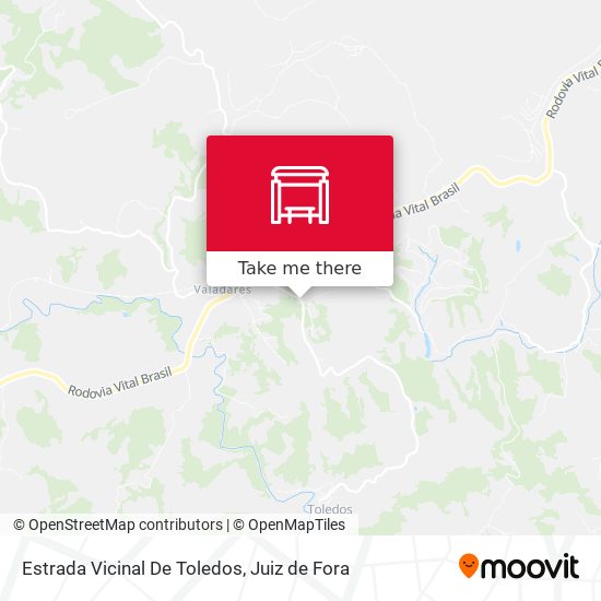 Estrada Vicinal De Toledos map