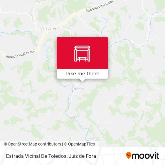 Estrada Vicinal De Toledos map