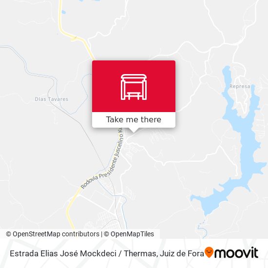 Estrada Elias José Mockdeci / Thermas map
