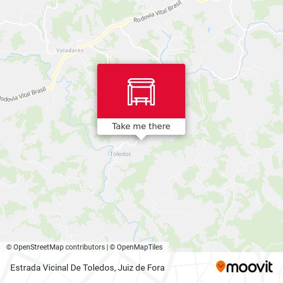 Estrada Vicinal De Toledos map