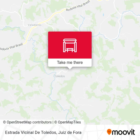 Estrada Vicinal De Toledos map