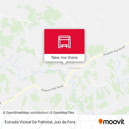 Estrada Vicinal De Palmital map