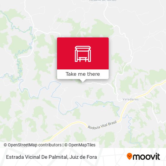Estrada Vicinal De Palmital map