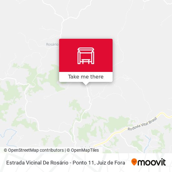 Estrada Vicinal De Rosário - Ponto 11 map