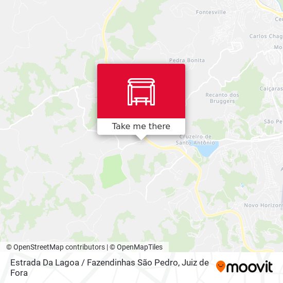 Mapa Estrada Da Lagoa / Fazendinhas São Pedro
