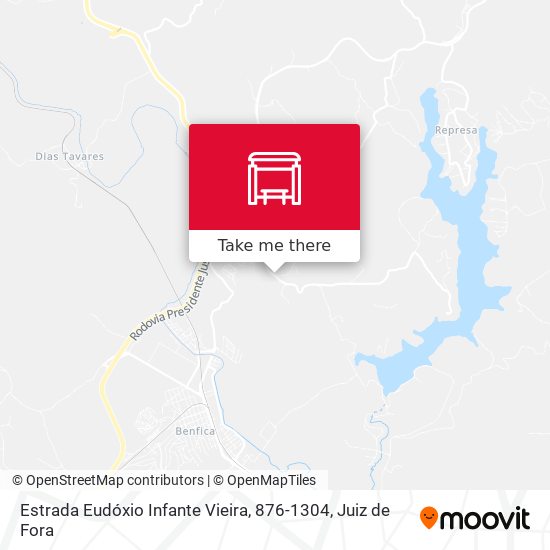 Estrada Eudóxio Infante Vieira, 876-1304 map