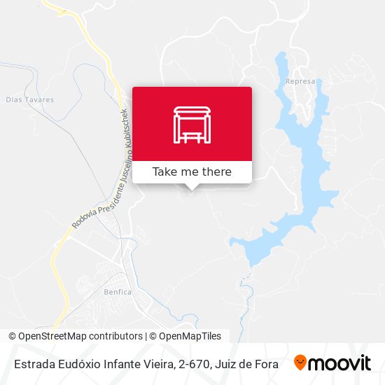 Estrada Eudóxio Infante Vieira, 2-670 map