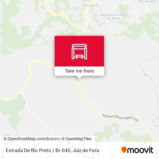 Estrada De Rio Preto / Br-040 map