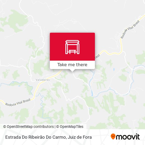 Estrada Do Ribeirão Do Carmo map