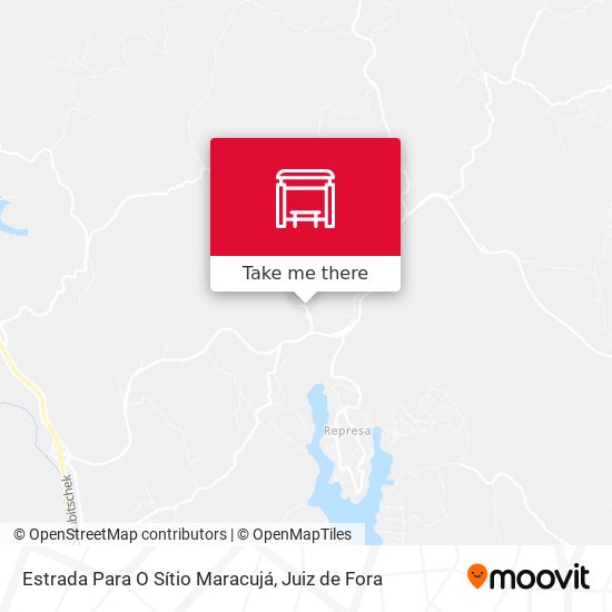 Estrada Para O Sítio Maracujá map