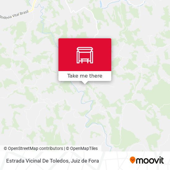 Estrada Vicinal De Toledos map