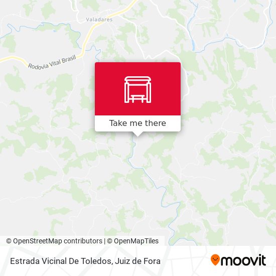 Estrada Vicinal De Toledos map