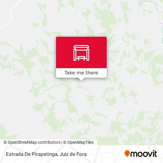 Mapa Estrada De Pirapetinga