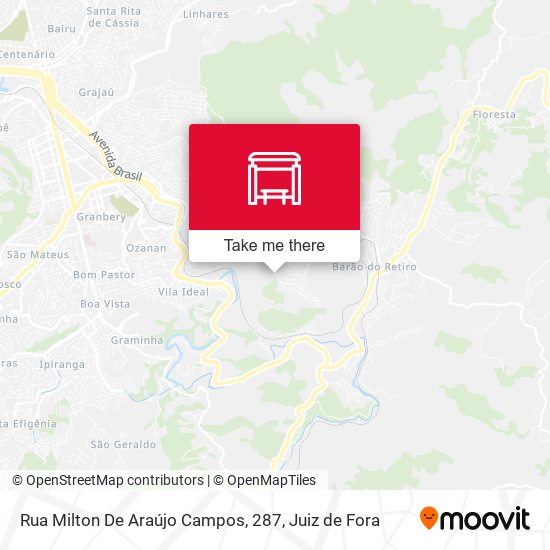 Rua Milton De Araújo Campos, 287 map