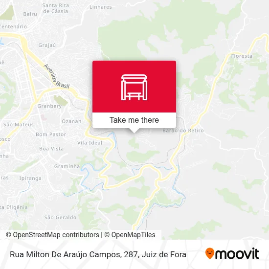 Rua Milton De Araújo Campos, 287 map