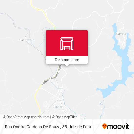 Rua Onofre Cardoso De Souza, 85 map