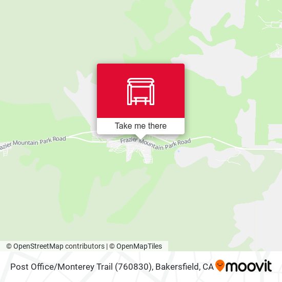 Post Office / Monterey Trail (760830) map
