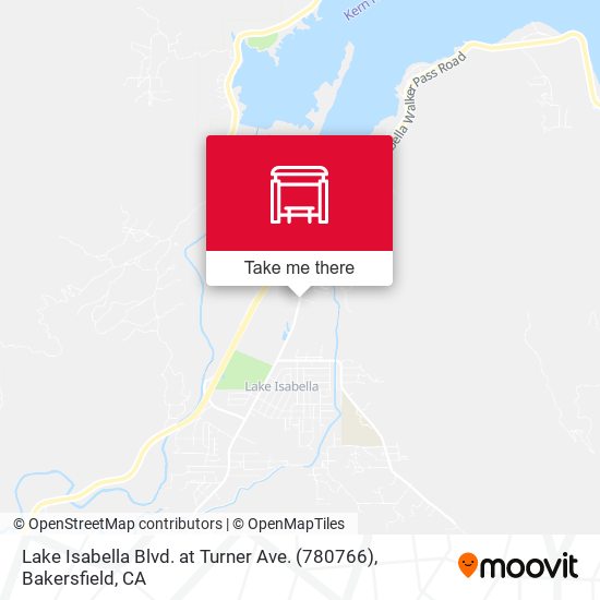 Lake Isabella Blvd. at Turner Ave. (780766) map