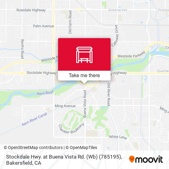 Mapa de Stockdale Hwy. at Buena Vista Rd. (Wb) (785195)