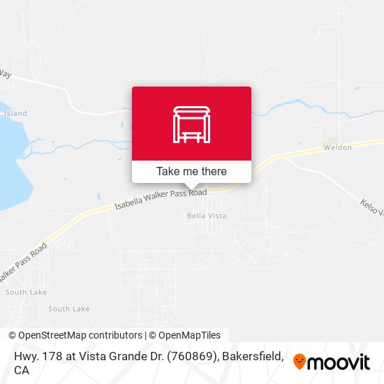 Hwy. 178 at Vista Grande Dr. (760869) map